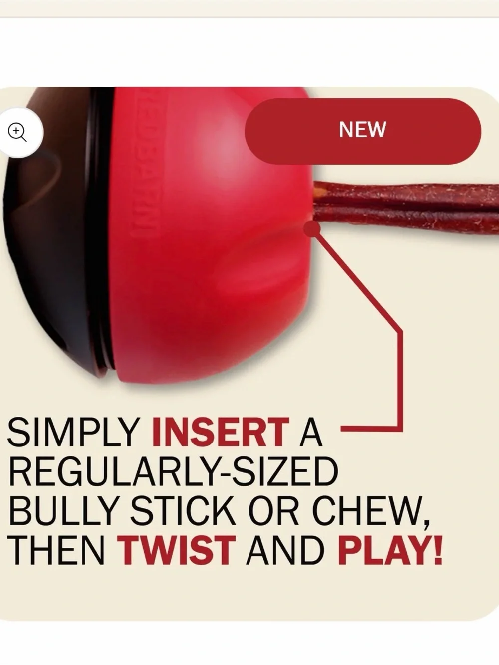Grab-A-Bull® Chew Holder for Dogs
